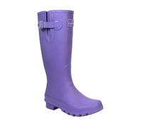 Lunar Women's Largo Rubber Wellington Boots in Purple | Size: 8 Lunar Purple 8