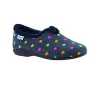 Lunar Womens/Ladies Studio Slippers - Navy - 7 UK - Navy - 100% Mixed
