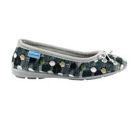 Lunar Women's Magic Spotted Slippers in Grey | Size: 3 Lunar Grey 3