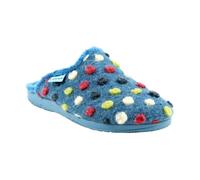 Lunar Womens Montreal Slippers - Mid Blue - 7 UK - Mid Blue - 100% Mixed