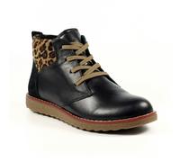 Lunar Womens Portman Leather Boots - Black - Black - 8 UK