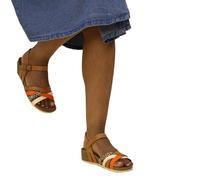 Lunar Womens Selina Sandals - Brown - Brown - 5 UK - 100% Mixed