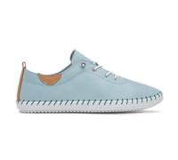Lunar Womens Shoes Blue Adults Ladies Flat Leather St Ives Size UK 3,4,5,6,7,8