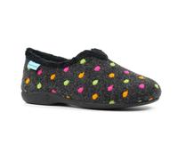 Lunar Womens Studio Slippers - Black - 6 UK - Black - 100% Mixed
