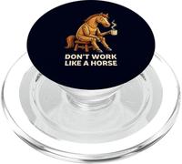 Lunar Year 2026 Don’t Work Like a Horse Sarcastic Humor PopSockets PopGrip for MagSafe