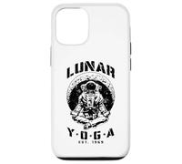 Lunar Yoga Astronaut Crescent Moon Space Science Meditation Case for iPhone 12/12 Pro