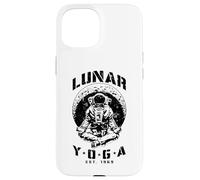 Lunar Yoga Astronaut Crescent Moon Space Science Meditation Case for iPhone 15