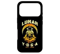 Lunar Yoga Astronaut Crescent Moon Space Science Meditation Case for iPhone 17 Pro
