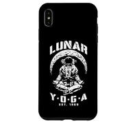 Lunar Yoga Astronaut Crescent Moon Space Science Meditation Case for iPhone XS Max