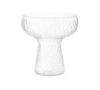 Lunara Clear Plastic Margarita Glasses, 11 oz, Set of 40, Disposable Party Cups for Cocktails (Clear Hammered)