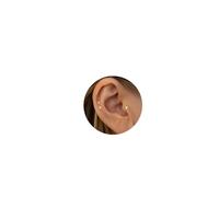 LunarCharm 3 Piece 18G Small Heart Titanium Flat Back Earrings, Threadless Nose Studs Tiny Ear Studs, Cartilage Tragus Piercing Jewellery Conch Helix Ear Studs