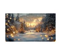 LunarCrafters Christmas doormat entry mat indoor front door mats outdoor,Super Absorbent Ultra Thin- Non Slip Quick Dry Indoor/outdoor rug,Fits Under Door(M,43x74cm)