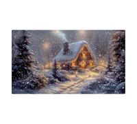 LunarCrafters Christmas doormat entry mat indoor front door mats outdoor,Super Absorbent Ultra Thin- Non Slip Quick Dry Indoor/outdoor rug,Fits Under Door(C,43x74cm)