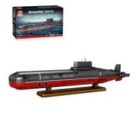 Lunaro 1/250 Scale Typhoon-Class Nuclear Submarine Building Blocks Set, Cold War Soviet Project 941 Model, Collectible Military Display for the Aspiring Engineer & Historian (2895PCS)