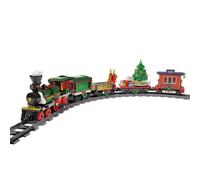 Lunaro Christmas Train Model Building Blocks Set, Holiday Steam Locomotive Display Model (1197PCS)