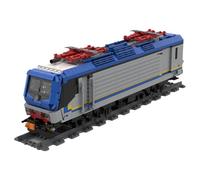 Lunaro Italy Class Commuter Locomotive Building Blocks Set, Italian Regional Train Assembly Model (1181PCS)