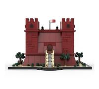 Lunaro Malta Red Tower Architecture Building Set, St. Agatha’s Fortress Castle Model Kit (1115 PCS), Historic Landmark Display MOC for Adults & AFOL Collectors