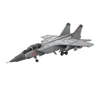 Lunaro MiG-31 Foxhound Interceptor Building Bricks Set, 1:35 Scale Model with Retractable Landing Gear & Movable Wings, Military Aircraft Kit for Teens & Adults (2628 PCS)