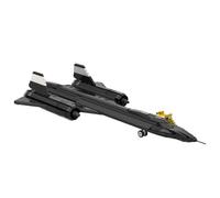 Lunaro Mocsage SR71 Blackbird Tactical Aircraft Module in Reconnaissance Version, Military Airplane MOC Building Blocks Set, Ideal Chritsmas or Birthday Gifts for Teens 16+ and Plane Lovers (1769PCS)
