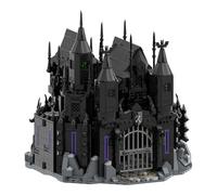 Lunaro Necropolis Undead City Fortress, Halloween Castle Model with Medieval Mage Guild & Prison Tower, for Adults and to DIY Halloween Horror Castle Craft Gifts (2272 PCS)