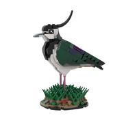 Lunaro Northern Lapwing Building Set, British Garden Bird Model with Signature Crest, Nature MOC for Birdwatchers, Realistic Peewit Display Gift (311PCS)