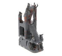 Lunaro Part 3 Medieval Dark Magic Mountain MOC Building Blocks, Modular Castle Ruins Model Kit, Fortress Architecture for Expert Builders (1136 PCS)