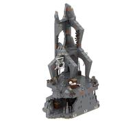 Lunaro Part 6 Medieval Dark Magic Mountain MOC Building Blocks, Modular Castle Ruins Model Kit, Fortress Architecture for Expert Builders (1036 PCS)