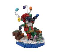 Lunaro Penguin Building Blocks Set King Series, Collectible Model Jester Penguins, Adorable Display Model for Teens 16+ (≈800 PCS)