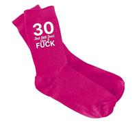 LunaTastic Gifts 30th Birthday Gift Ladies Socks, 30th Socks Birthday Present Novelty Fun Gift, UK Size 4-8 (Pink)