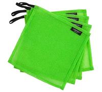 Lunatec Odor-Free Dishcloths. The Perfect Scrubber, Dish Cloth, Scourer, Sponge and Scouring Pad to Clean Your Dishes, Pots & Pans, and Kitchen Gear. Ideal for Home, RV, Boat Galley and Camp Site. (4, Lime)