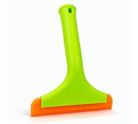 Lunbengo Glass Squeegee with Soft Silicone Blade, Streak-free Shower Squeegee, for Window, Mirrors, Bathroom Door, Car Windshield, Window Tinting Film Application, 19 x 15 cm, Light Green