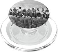 Lunch Atop A Skyscraper (High Resolution) PopSockets PopGrip for MagSafe