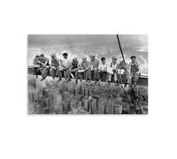 Lunch Atop A Skyscraper Poster Vintage Home Aesthetic Wall Art Prints 12x18inch(30x45cm)