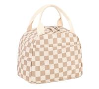 Lunch Bag - 9 Inches Insulated Lunch Box for School, Tote with Cooler Compartment, Office, Stylish Portable Meal Picnic, Travel, Daily Meals, Cosmetics Storage, Kids and Adults