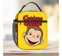 Lunch Bag Curious George Tote Insulated Cooler Kids School Travel
