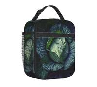 Lunch Bag for Men Women Adults Insulated Lunch Box,Leakproof Cooler Food Lunch Containers Bright Cabbage Reusable Lunch Tote Bags Cute LunchBox for Work, Travel, Outdoor