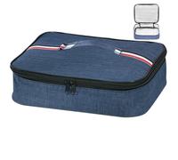 Lunch Bag for Women Adults Men,5.8L Portable Insulated Lunch Bag Water-Resistant Leak-Proof Lunch Box Tote Bag Portable Thermal Cooler Box Bag for Work School Picnic(Navy)