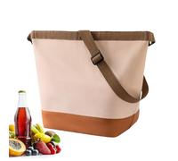 Lunch bag for women, insulated container with roll closure, cool bag for the shoulder, for children, women and men for lunch, school, travel, outdoor, camping, picnic, work and