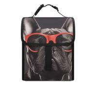 Lunch Bag for Women Men French Bulldog Lunch Box Reusable Insulated Lunch Tote Bag for Work Travel Outdoor