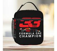Lunch Bag Formula One CHAMPION, Go Max, Max Verstappen, Max Verstappen 33, Max Verstappen F1, Max Verstap Tote Insulated Cooler Kids School Travel