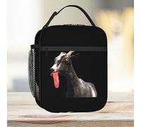 Lunch Bag Goat Simulator Tote - Insulated Cooler for Kids, School & Travel, Large Capacity & Cute Durable Design