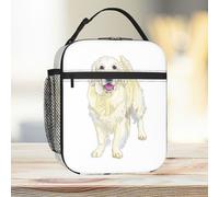 Lunch Bag Golden Retriever Tote Insulated Cooler Kids School Travel