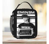 Lunch Bag Hip Hop Tote - Insulated Cooler, Large Capacity, Adjustable Strap, Detachable Buckle Handle, For Kids, School & Travel