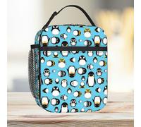 Lunch Bag Know Your Penguins Tote Insulated Cooler Kids School Travel