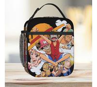 Lunch Bag One Piece Zoro Luffy Tote Insulated Cooler Kids School Travel