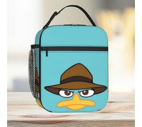 Lunch Bag Perry The Platypus Phineas And Ferb Tote Insulated Cooler Kids School Travel