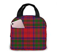 Lunch Bag Scots Style Clan Mackintosh Tartan Plaidthemed Printed Lunch Box Insulated Bag Tote Bag for Men/Women Work Travel