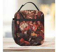 Lunch Bag Team Fortress 2 Red Team Artwork Tote Insulated Cooler Kids School Travel