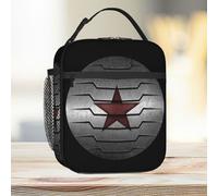 Lunch Bag Winter Soldier Star Tote Insulated Cooler Kids School Travel