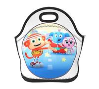 Lunch Bags Chico Anime Bon Bon Insulated Lunch Tote Reusable Portable Lunch Box for Outdoor Office Picnic 11 X 11.4 X 5.5 in